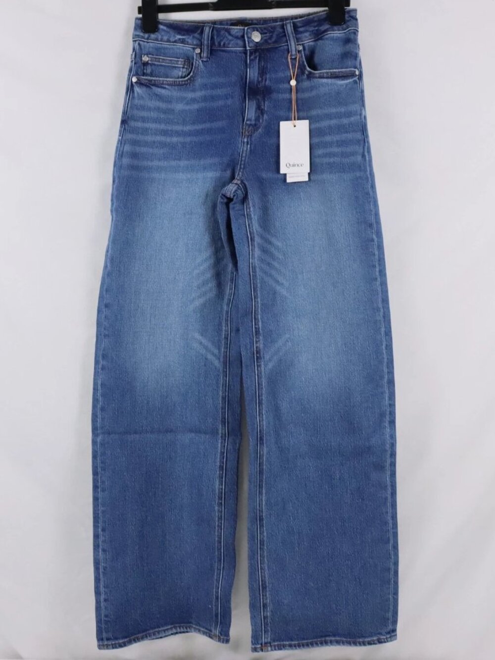 Quince Bella Stretch Relaxed Denim Jeans Casual Party School Work Office Travel